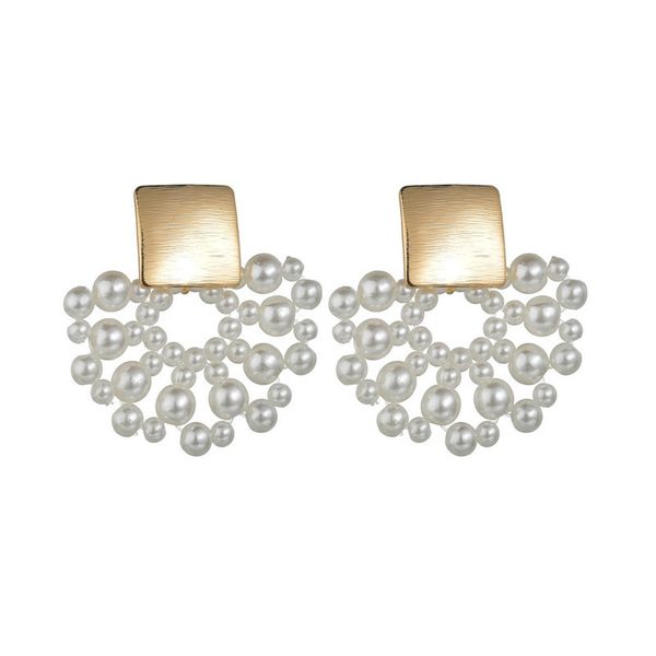 2019 new korean vintage fan shape simulated pearl beads drop earrings sweety fashion earring pendientes party jewelry girl gift, Silver
2019 new korean vintage fan shape simulated pearl beads drop earrings sweety fashion earring pendientes party jewelry girl gift, Silver