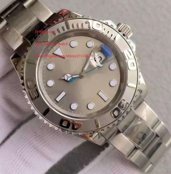 factory supplier sapphire 40mm automatic mechanical gray dial stainless steel monobloc 116622 mens men's watch watches, Slivery;brown
factory supplier sapphire 40mm automatic mechanical gray dial stainless steel monobloc 116622 mens men's watch watches, Slivery;brown