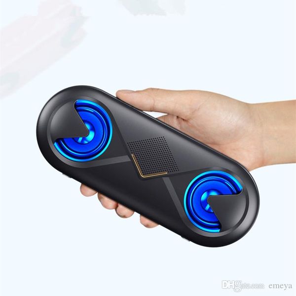 s6 wireless portable bluetooth speaker led subwoofer 4d hifi stereo bass loudspeaker deskpc sound box usb mp3 music column
s6 wireless portable bluetooth speaker led subwoofer 4d hifi stereo bass loudspeaker deskpc sound box usb mp3 music column