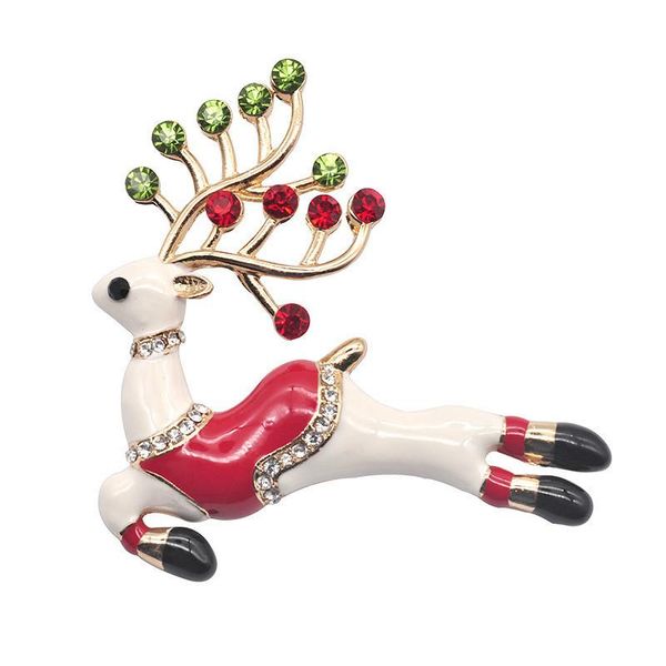 2019 new europe and america christmas brooch drips oil christmas deer brooch christmas gift clothing accessories, Gray
2019 new europe and america christmas brooch drips oil christmas deer brooch christmas gift clothing accessories, Gray