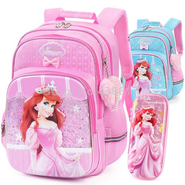 fashion little mermaid princess ariel girls school bag pencil case for kids children elementary primary school book backpack bag
fashion little mermaid princess ariel girls school bag pencil case for kids children elementary primary school book backpack bag