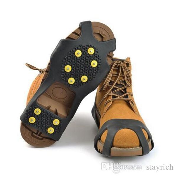 outdoor snow antislip spikes grips grippers crampon cleats for shoes boot overshoses 10 teeth ice claw
outdoor snow antislip spikes grips grippers crampon cleats for shoes boot overshoses 10 teeth ice claw