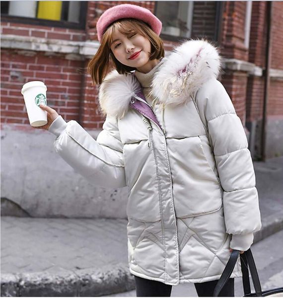 d'hiver femmes grande fourrure à capuche parka longs manteaux coton rembourré dames hiver manteau femmes chaud épaissir jaqueta, Black
d'hiver femmes grande fourrure à capuche parka longs manteaux coton rembourré dames hiver manteau femmes chaud épaissir jaqueta, Black