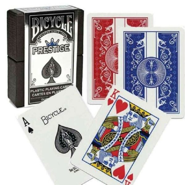 bicycle prestige plastic playing cards red/blue dura flex deck uspcc collectible poker magic card games magic tricks props
bicycle prestige plastic playing cards red/blue dura flex deck uspcc collectible poker magic card games magic tricks props