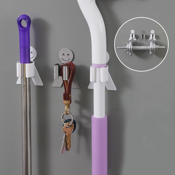 cartoon mop holder brush broom storage rack smile face strong seamless stickers mop clip bathroom toilet hook broom holder
cartoon mop holder brush broom storage rack smile face strong seamless stickers mop clip bathroom toilet hook broom holder