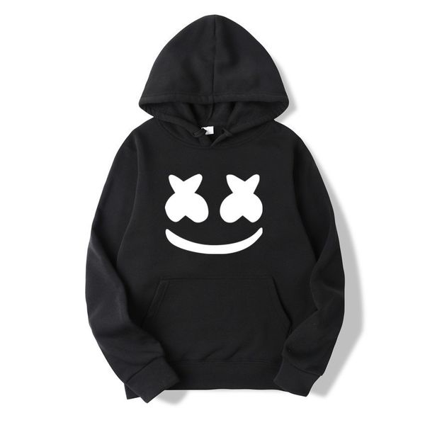 cartoon pattern printed mens designer hoodies sports shirt marshmello face hooded sweater casual jacket complete color men's women', Black
cartoon pattern printed mens designer hoodies sports shirt marshmello face hooded sweater casual jacket complete color men's women', Black