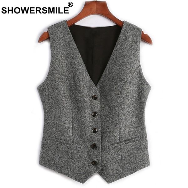 showersmile woolen suit vest womens england style waistcoat plus size 3xl spring autumn sleeveless jacket ladies gilet, Black;white
showersmile woolen suit vest womens england style waistcoat plus size 3xl spring autumn sleeveless jacket ladies gilet, Black;white