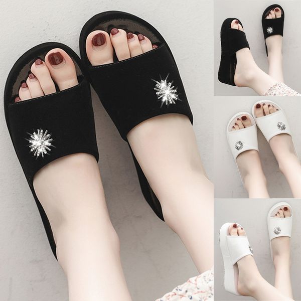 summer slippers for ladies elegant ladies slippers wedge slip non-slip open toe sandals breathable thick bottom slipper shoes#20, Black
summer slippers for ladies elegant ladies slippers wedge slip non-slip open toe sandals breathable thick bottom slipper shoes#20, Black