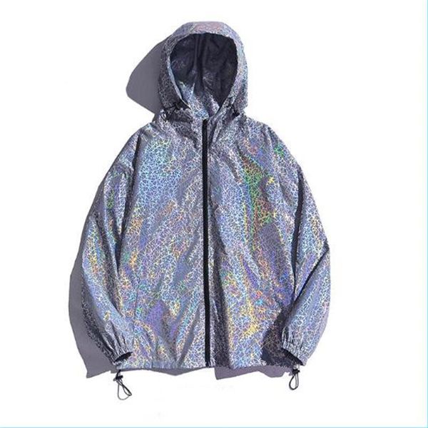 korean new design mens colorful reflective hooded jacket streetwear casual fashion hip hop coat, Black;brown
korean new design mens colorful reflective hooded jacket streetwear casual fashion hip hop coat, Black;brown