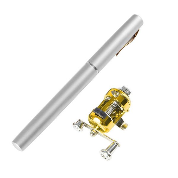 new portable mini pocket fish pen aluminum alloy fishing rod pole + reel portable compact lightweighted plastic a#40
new portable mini pocket fish pen aluminum alloy fishing rod pole + reel portable compact lightweighted plastic a#40