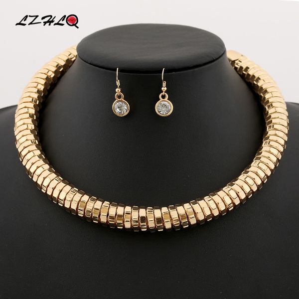 lzhlq maxi thick metal punk choker necklaces fashion women brand adjustable torques geometric trendy party jewelry statement, Silver
lzhlq maxi thick metal punk choker necklaces fashion women brand adjustable torques geometric trendy party jewelry statement, Silver