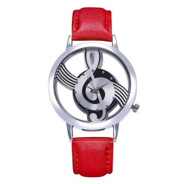 watch women leather bracelet wrist quartz fashion stainless steel musical symbol watches montre femme a2, Slivery;brown
watch women leather bracelet wrist quartz fashion stainless steel musical symbol watches montre femme a2, Slivery;brown