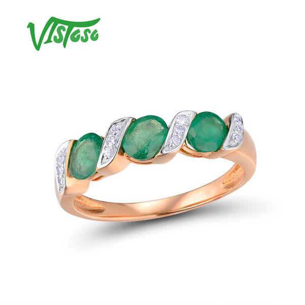 vistoso gold rings for women genuine 14k 585 rose gold ring sparkling diamond magic emerald engagement round rings fine jewelry t200701, Slivery;golden
vistoso gold rings for women genuine 14k 585 rose gold ring sparkling diamond magic emerald engagement round rings fine jewelry t200701, Slivery;golden