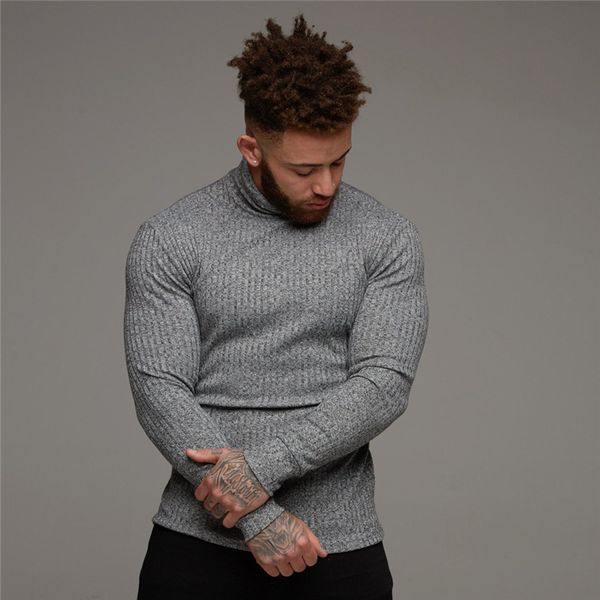 running jerseys fitness t shirt men turtleneck knitting long sleeve sweater elastic slim sportswear gym bodybuilding training t-shirt, Black;blue
running jerseys fitness t shirt men turtleneck knitting long sleeve sweater elastic slim sportswear gym bodybuilding training t-shirt, Black;blue