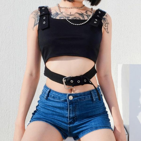 women irregular crop hollow out corn button tank solid sleeveless overlap cross sling crop summer camisole femme, White
women irregular crop hollow out corn button tank solid sleeveless overlap cross sling crop summer camisole femme, White