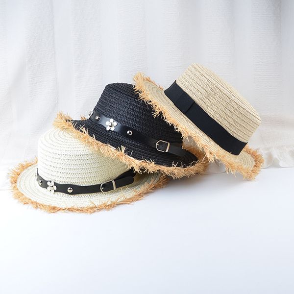 1pcs 2020 new flat straw hat summer spring women's trip caps leisure rivet beach sun hats breathable fashion flower, Blue;gray
1pcs 2020 new flat straw hat summer spring women's trip caps leisure rivet beach sun hats breathable fashion flower, Blue;gray