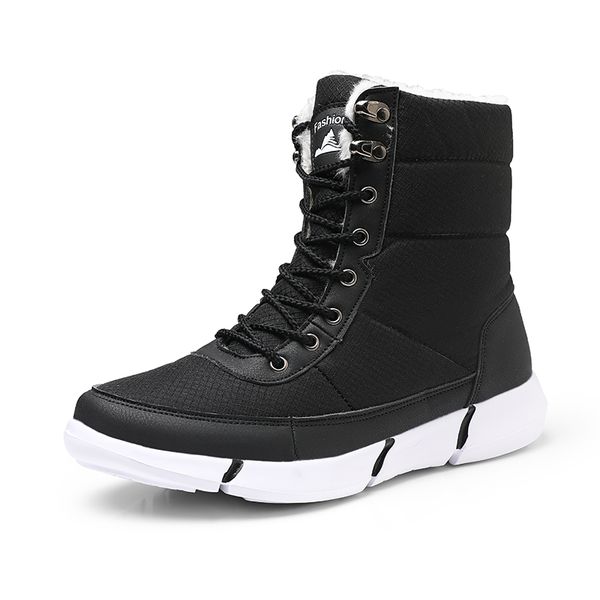 plus size 36-48 new snow boots men women winter boots with fur winter shoes slip-resistant men platform thick plush warm, Black
plus size 36-48 new snow boots men women winter boots with fur winter shoes slip-resistant men platform thick plush warm, Black