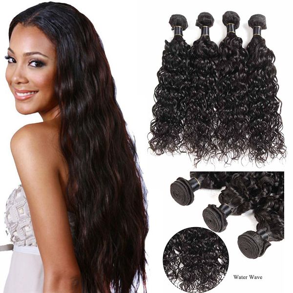 brazilian virgin human hair water wave unprocessed indian remy hair weaves double wefts 50g/pcs can be dyed bleached lans hair, Black
brazilian virgin human hair water wave unprocessed indian remy hair weaves double wefts 50g/pcs can be dyed bleached lans hair, Black