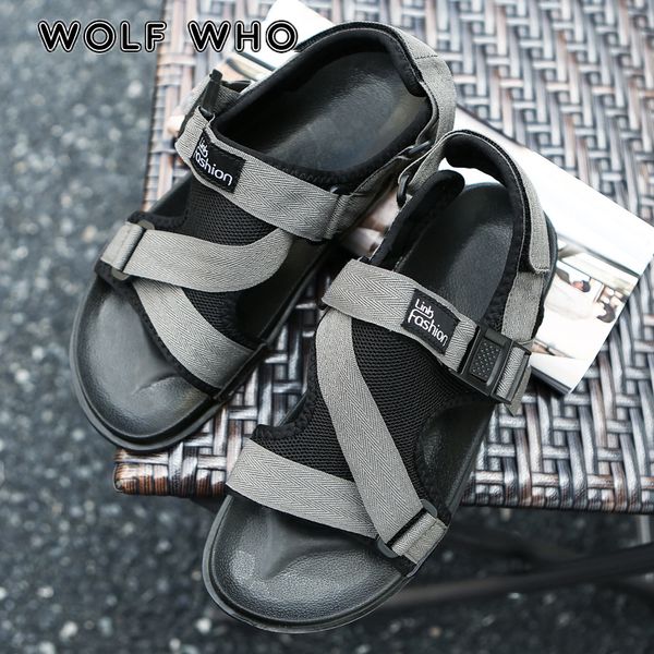 wolf who 2019 new men women outdoor sandals casual anti-slip shoes trekking hiking male beach fishing sandals a-008, Black
wolf who 2019 new men women outdoor sandals casual anti-slip shoes trekking hiking male beach fishing sandals a-008, Black