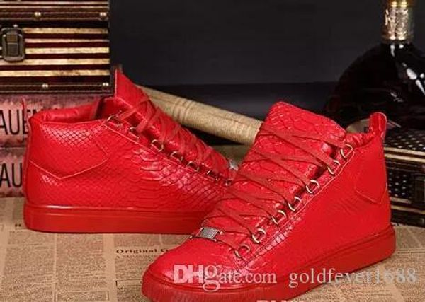 2017 new mens plus size 36-47 super quality sheepskin leather arena shoes fashion kanye west high sneakers, Black
2017 new mens plus size 36-47 super quality sheepskin leather arena shoes fashion kanye west high sneakers, Black