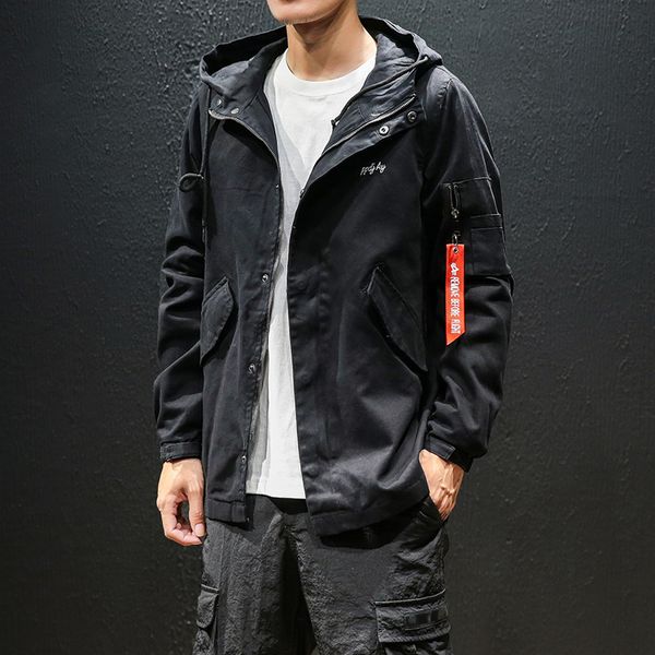 m-5xl mens jackets and coats streetwear bomber jacket men windbreaker fashion clothes 2019 hooded loose embroidery jacket, Black;brown
m-5xl mens jackets and coats streetwear bomber jacket men windbreaker fashion clothes 2019 hooded loose embroidery jacket, Black;brown