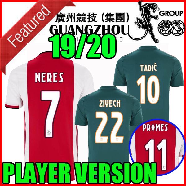 player version 19 20 ajax fc soccer jerseys home away 2019 2020 tadic ziyech van beek neres marin promes alvarez football shirts uniforms, Black;yellow
player version 19 20 ajax fc soccer jerseys home away 2019 2020 tadic ziyech van beek neres marin promes alvarez football shirts uniforms, Black;yellow