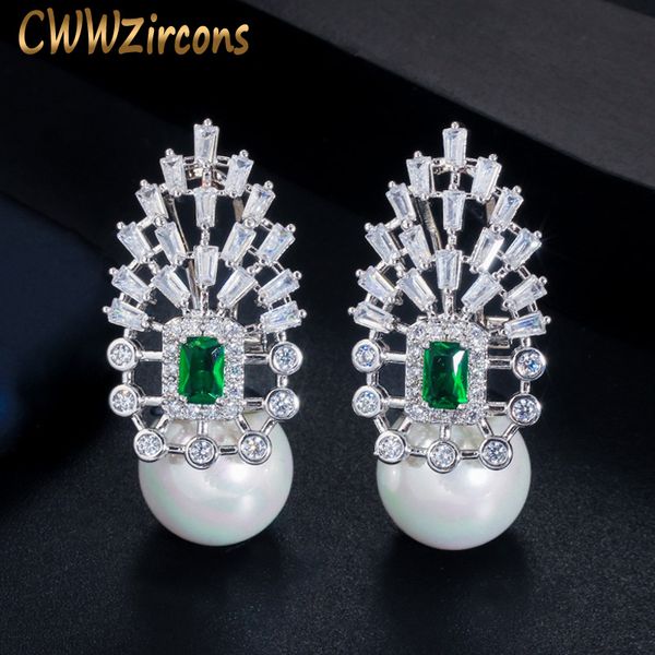 cwwzircons luxury цирконий pave большой круглый падения pearl серьги для партии женщины заявление wedding jewelry cz614, Silver
cwwzircons luxury цирконий pave большой круглый падения pearl серьги для партии женщины заявление wedding jewelry cz614, Silver