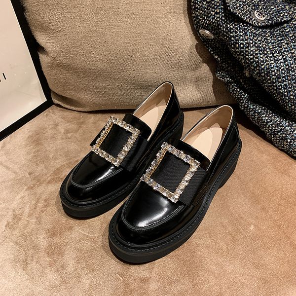 2020 brtish style new spring woman genuine leather causal shoes quare buckle us size 4.5-7(eu size 34-39, Black
2020 brtish style new spring woman genuine leather causal shoes quare buckle us size 4.5-7(eu size 34-39, Black