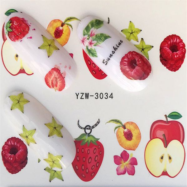 1 pc water transfer nail sticker decals fruit cream cake beauty decoration designs diy color tattoo tip, Black
1 pc water transfer nail sticker decals fruit cream cake beauty decoration designs diy color tattoo tip, Black