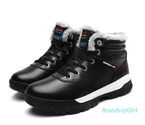 cotton-padded shoes high for men casual shoes with fleece thickened warm snowwaterproof large size martin boots, Black
cotton-padded shoes high for men casual shoes with fleece thickened warm snowwaterproof large size martin boots, Black