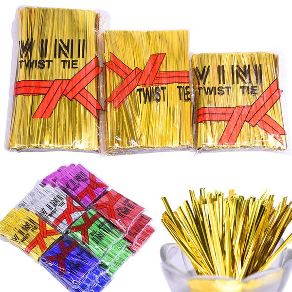gift wrap 800pcs 8cm 10cm 12cm gold/silver metallic twist ties wire sealing binding for plastic cello lollipop candy bags party gifts
gift wrap 800pcs 8cm 10cm 12cm gold/silver metallic twist ties wire sealing binding for plastic cello lollipop candy bags party gifts