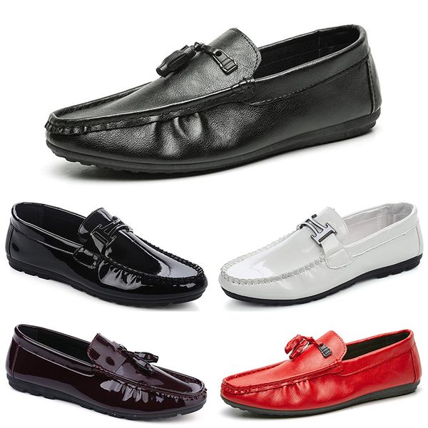 2020 designer luxury mens women casual shoes black loafers flat patent leather slip on fashion trainers sneakers size 39-44 color15
2020 designer luxury mens women casual shoes black loafers flat patent leather slip on fashion trainers sneakers size 39-44 color15