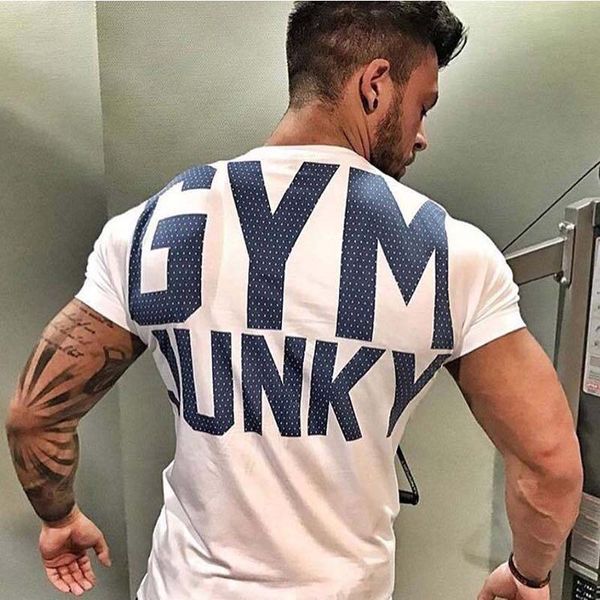 men's gym word short sleeve fitness t-shirt summer bodybuilding sports t shirts workout gyms shirts male exercise clothes, Black;blue
men's gym word short sleeve fitness t-shirt summer bodybuilding sports t shirts workout gyms shirts male exercise clothes, Black;blue
