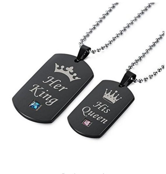 her king his queen necklace keychains jewelry crown statement lovers necklace girlfriend wife couples necklace, Silver
her king his queen necklace keychains jewelry crown statement lovers necklace girlfriend wife couples necklace, Silver