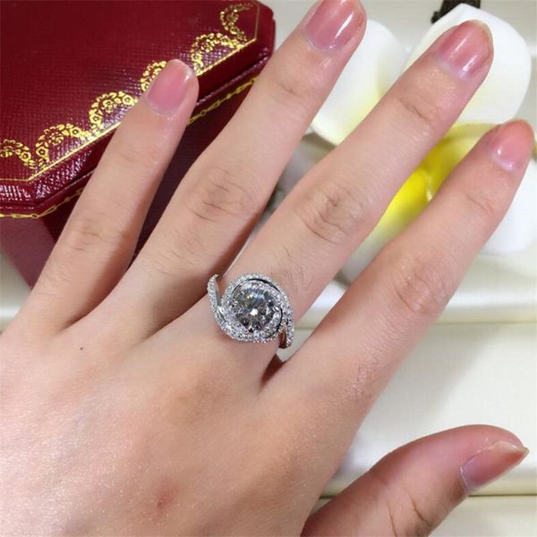 luxury round 3 carat sona diamond cz engagement ring finger jewelry real solid 100% 925 sterling silver wedding rings for women, Slivery;golden
luxury round 3 carat sona diamond cz engagement ring finger jewelry real solid 100% 925 sterling silver wedding rings for women, Slivery;golden