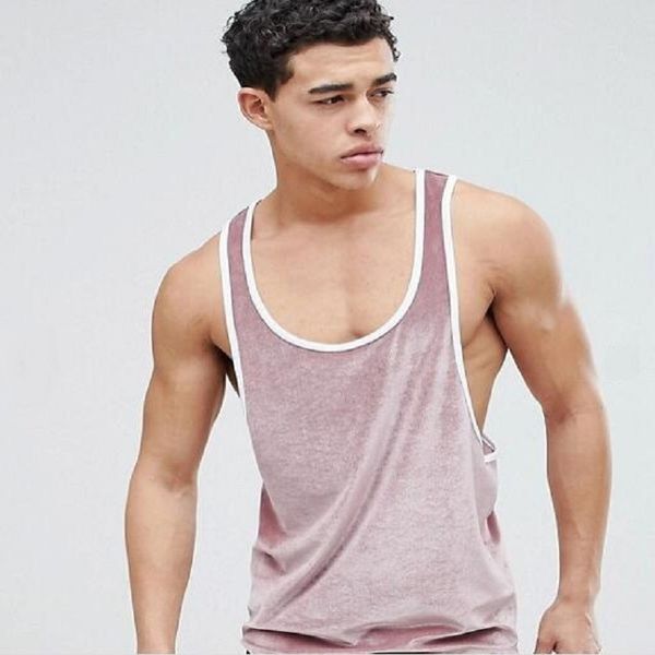 Mens Pure Color Sleeveless Vest Scoop Neck Sport Mens Tank Tops Fashion Designer Running Male Clothing
Mens Pure Color Sleeveless Vest Scoop Neck Sport Mens Tank Tops Fashion Designer Running Male Clothing