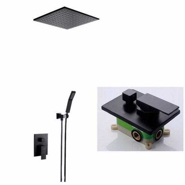 embedded box brass matte black 12 inch stainless steel shower set bathroom faucet ceiling wall arm diverter mixer
embedded box brass matte black 12 inch stainless steel shower set bathroom faucet ceiling wall arm diverter mixer