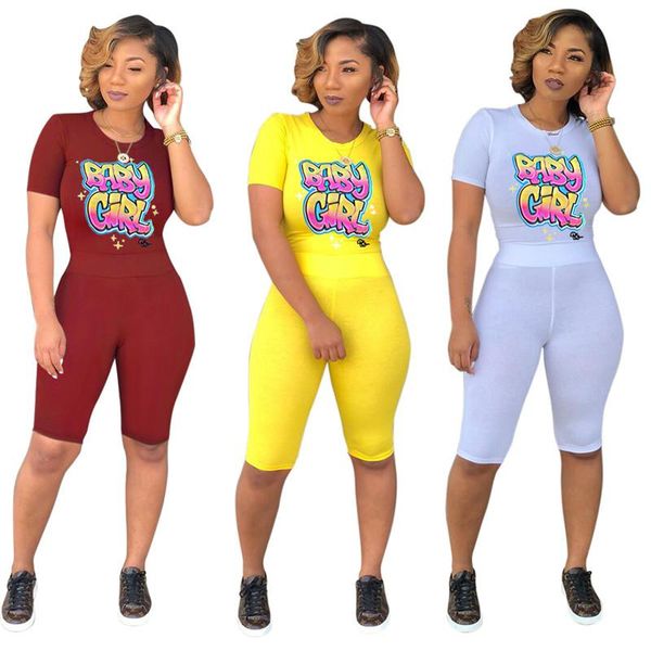 women letter print 2pcs tracksuits summer crew neck clothing summer casual knee length skinny tracksuits women clothing, Gray
women letter print 2pcs tracksuits summer crew neck clothing summer casual knee length skinny tracksuits women clothing, Gray