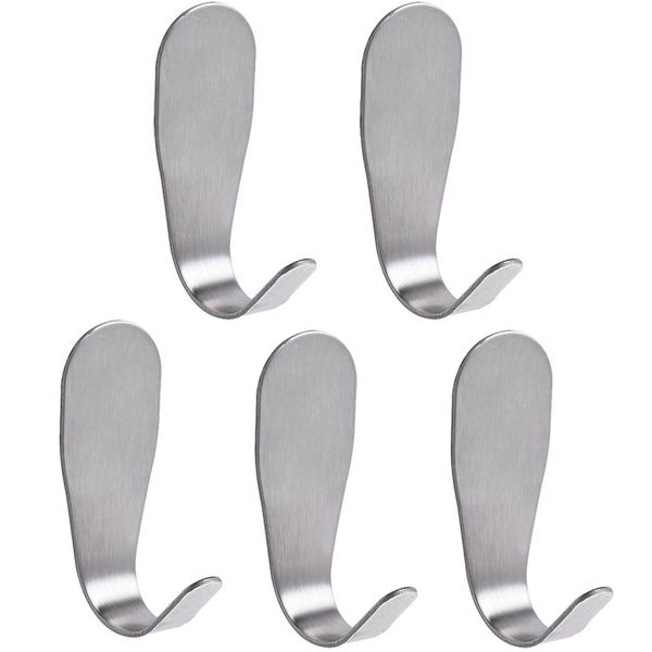 5 pcs hanger seamless with hook self-adhesive oval shape waterproof wall mounts stainless steel portable closet organizer
5 pcs hanger seamless with hook self-adhesive oval shape waterproof wall mounts stainless steel portable closet organizer