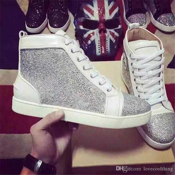 2019 designer casual shoes women men sneakers crystal pink flats shoes red bottom shoes for party wedding lovers genuine leather sneakers, Black
2019 designer casual shoes women men sneakers crystal pink flats shoes red bottom shoes for party wedding lovers genuine leather sneakers, Black