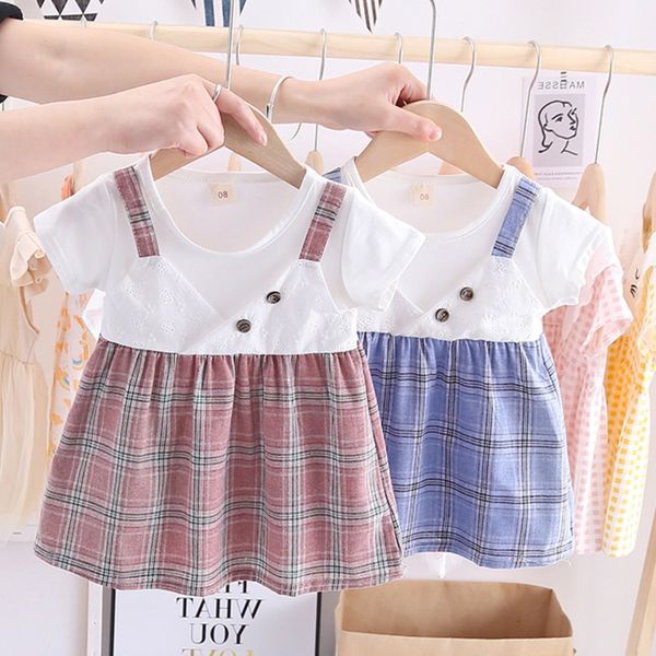 kids designer clothes girls dress 2020 children's wear 1-3 years old baby girl fake two-piece dress fashionable summer dress, Red;yellow
kids designer clothes girls dress 2020 children's wear 1-3 years old baby girl fake two-piece dress fashionable summer dress, Red;yellow