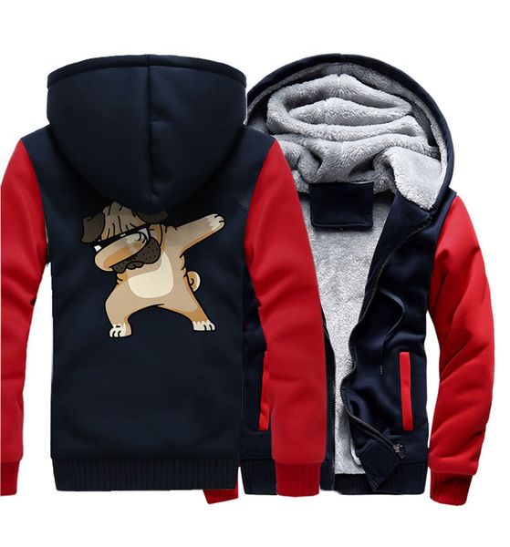 men's sweatshirt thick coats autumn winter raglan sleeve hoodie 2019 streetwear dabbing pug hip hop dog men's hoodies, Black
men's sweatshirt thick coats autumn winter raglan sleeve hoodie 2019 streetwear dabbing pug hip hop dog men's hoodies, Black
