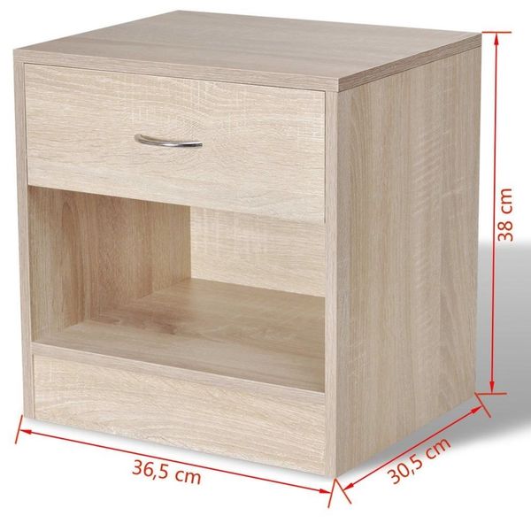 2 x bedside table bedside table bedside table with drawer oak color living room furniture
2 x bedside table bedside table bedside table with drawer oak color living room furniture