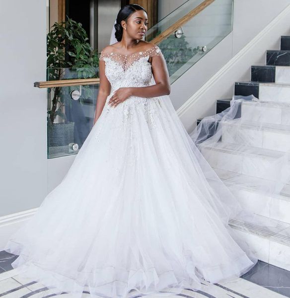 luxury african plus size wedding dress white a line off shoulder pearls bride dresses bridal gowns 2020 robes de mariée
luxury african plus size wedding dress white a line off shoulder pearls bride dresses bridal gowns 2020 robes de mariée