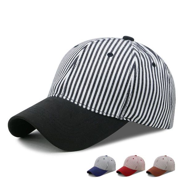 2020 new spring and summer simple striped baseball cap men and women wild casual hat outdoor fashion hip-hop hat kgupf, Black;white
2020 new spring and summer simple striped baseball cap men and women wild casual hat outdoor fashion hip-hop hat kgupf, Black;white