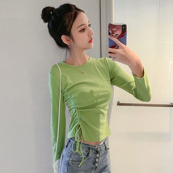 avocado green long-sleeved women's t-shirt women's 2020 ins niche scheming slim versatile base coat t-shirt top, White
avocado green long-sleeved women's t-shirt women's 2020 ins niche scheming slim versatile base coat t-shirt top, White