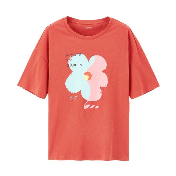 inman 2020 summer new arrival literary round collar graffiti flower pure cotton loose all-match short sleeve t-shirt cx200605, White
inman 2020 summer new arrival literary round collar graffiti flower pure cotton loose all-match short sleeve t-shirt cx200605, White