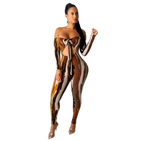 fashion women off shoulder stripe jumpsuit ladies long sleeve hollow out romper bowknot slash neck jumpsuits clubwear 2019, Black;white
fashion women off shoulder stripe jumpsuit ladies long sleeve hollow out romper bowknot slash neck jumpsuits clubwear 2019, Black;white