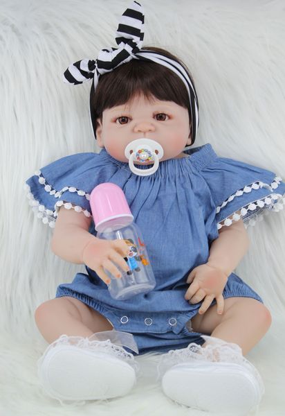 22 дюйма 55 см полный силиконовый тело reborn baby doll игрушка, как настоящий
22 дюйма 55 см полный силиконовый тело reborn baby doll игрушка, как настоящий