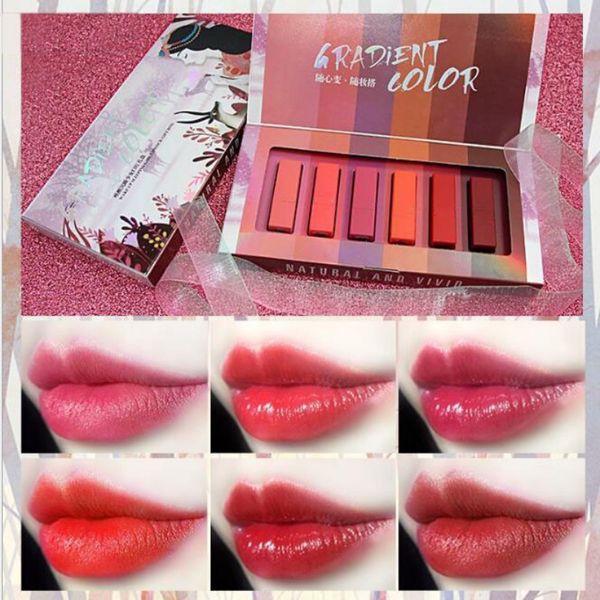 durable moisturizing lipstick gift box 6 pcs lipstick set lip makeup beauty for women girls
durable moisturizing lipstick gift box 6 pcs lipstick set lip makeup beauty for women girls